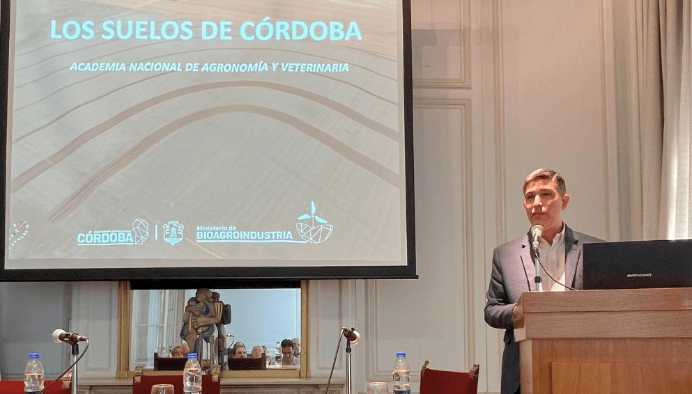 La Academa Nacional de Agronomía premió a una Provincia por sus políticas de conservación de suelos