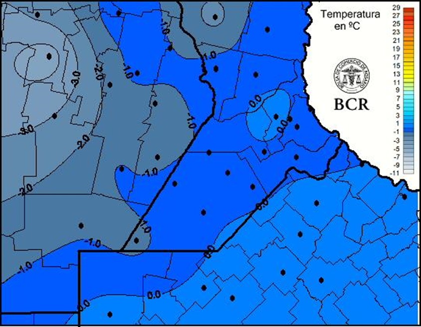 Si el frío trae buenas noticias, mejor no quejarse: Desde la BCR señalaron que las bajas temperaturas registradas serían clave para destrabar la siembra de trigo